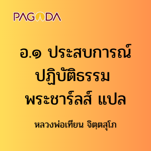 อ.๑ ประสบการณ์ปฏิบัติธรรม พระชาร์ลส์ แปล รูปภาพ 1