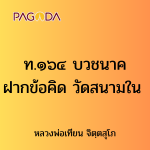 ท.๑๖๔ บวชนาคฝากข้อคิด วัดสนามใน รูปภาพ 1