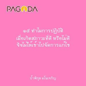 ๑๕ ทำไมการปฏิบัติ เมื่อเกิดสภาวะที่ดี หรือไม่ดี จึงไม่ให้เข้ ... รูปภาพ 1