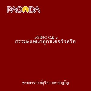 561009 ธรรมะแท้แก้ทุกข์ได้จริงหรือ รูปภาพ 1