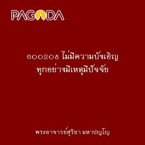 600208 ไม่มีความบังเอิญ ทุกอย่างมีเหตุมีปัจจัย รูปภาพ 1