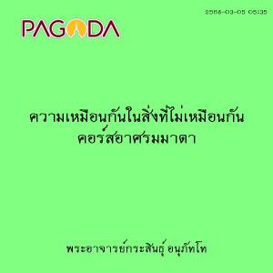 25680305_0535_ความเหมือนกันในสิ่งที่ไม่เหมือนกัน คอร์สอาศรมม ... รูปภาพ 1
