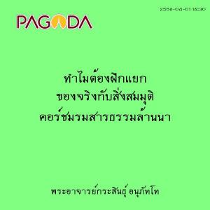 25680401_1830_ทำไมต้องฝึกแยก ของจริงกับสิ่งสมมุติ คอร์ชมรมสา ... รูปภาพ 1