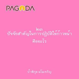 ๒๓ ปัจจัยสำคัญในการปฏิบัติให้ก้าวหน้า คืออะไร รูปภาพ 1