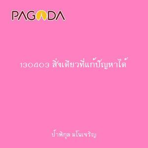 130403 สิ่งเดียวที่แก้ปัญหาได้ รูปภาพ 1