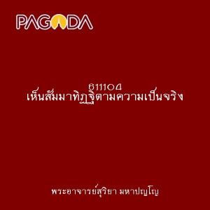 611104 เห็นสัมมาทิฏฐิตามความเป็นจริง รูปภาพ 1