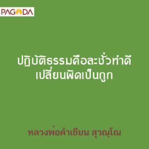 ปฏิบัติธรรมคือละชั่วทำดี เปลี่ยนผิดเป็นถูก รูปภาพ 1