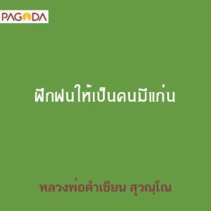 ฝึกฝนให้เป็นคนมีแก่น รูปภาพ 1