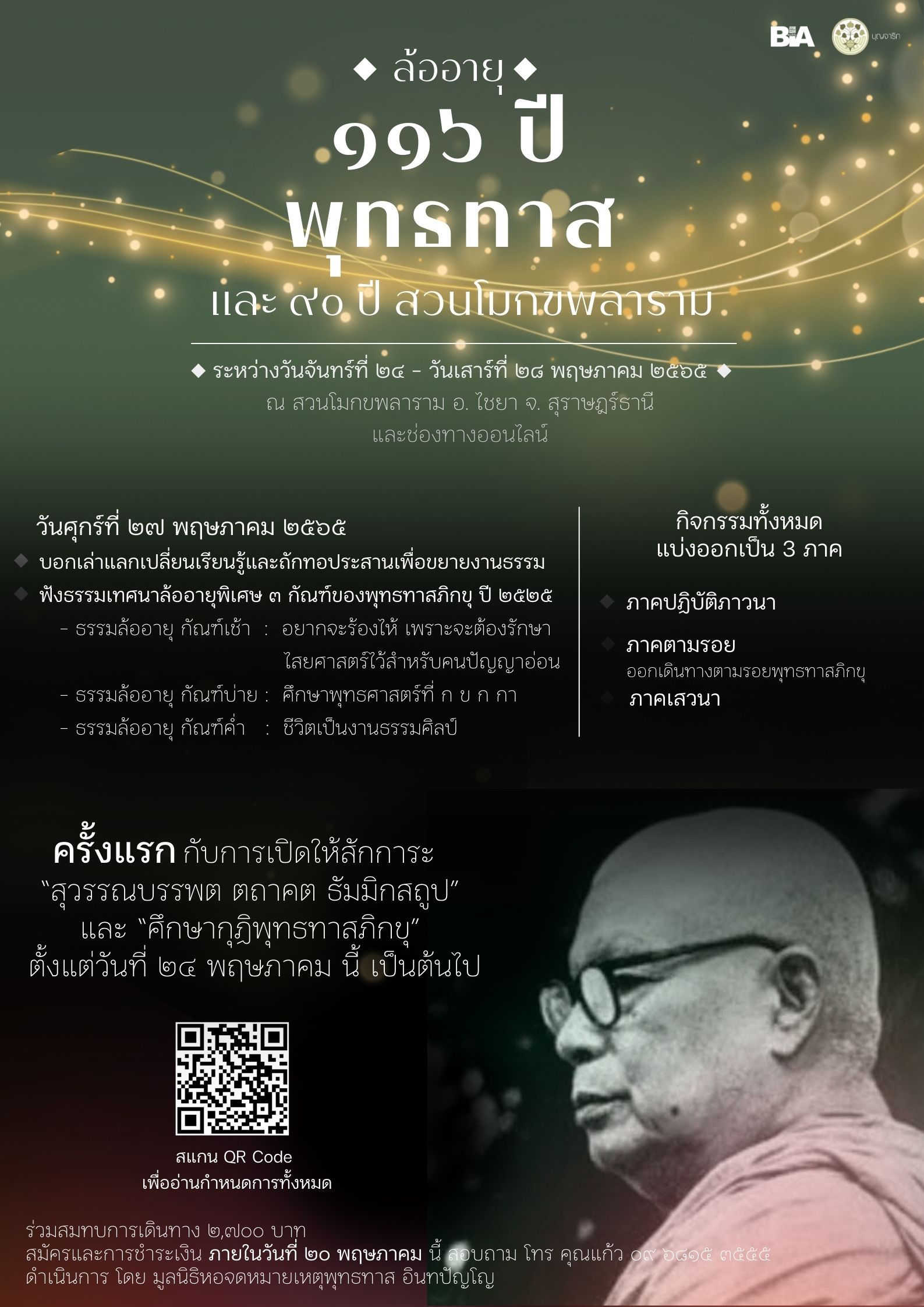 ล้ออายุ ๑๑๖ ปี พุทธทาส และ ๙๐ ปี สวนโมกขพลาราม 1